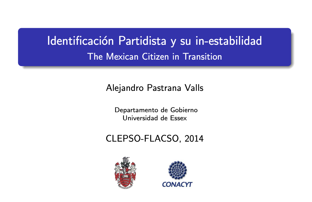 Identificación Partidista y su inestabilidad