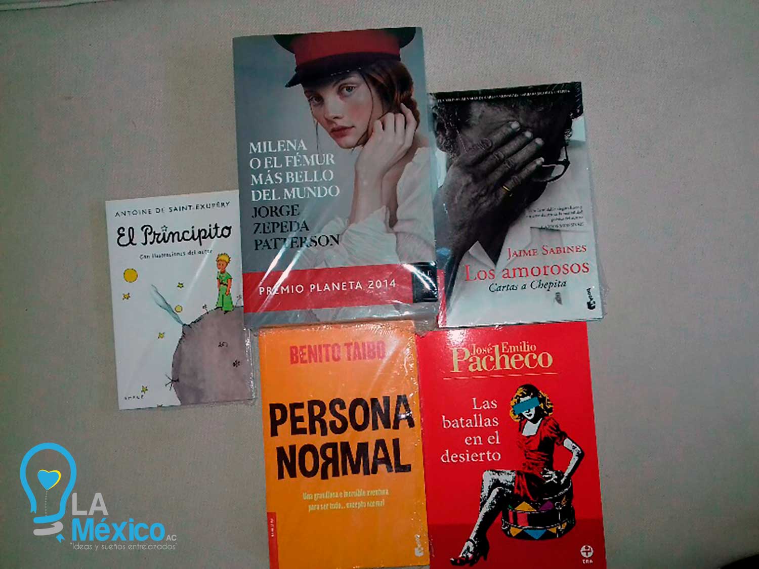 Libros donados por L.A. México